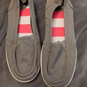Gray Slip-On Shoes